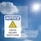 Signmission Crush Hazard Keep Clear OSHA Notice Sign, Plastic, 10in W x 14in L, 2PK OS-2PACK-NS-P-1014-V-10848 - alternate 3
